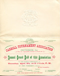 Invitation to Carroll Tournament Association Grand Ball by Carroll Tournament Association