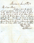 Samuel Pennock Bernard to "My Dear Fred," 9 June 1873 by Samuel Pennock Bernard