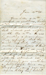 Unsigned letter, 19 January 1873 by Sarah G. Bernard