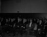 Claude F. Clayton and others in the new Federal Courtroom. by Author Unknown