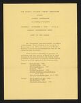 Program from Trinity College Library Associates (05 November 1964) by Trinity College Library Associates