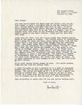 Letter from Hubert Creekmore to Mittie Horton Creekmore (23 October 1965) by Hubert Creekmore and Mittie Horton Creekmore