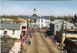 Flag parade event crowd, image 008 by Author Unknown