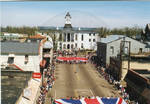 Flags of Great Britain and Canada on parade, image 002 by Author Unknown