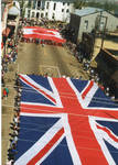 Flags of Great Britain and Canada on parade, image 003 by Author Unknown