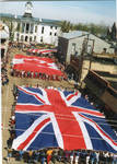 Flags of Great Britain, Canada and the United States on parade, image 005 by Author Unknown