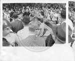 Crowd and military by Sidna Brower Mitchell